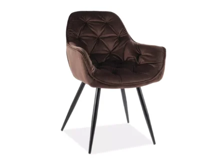 Cherry Velvet Chair