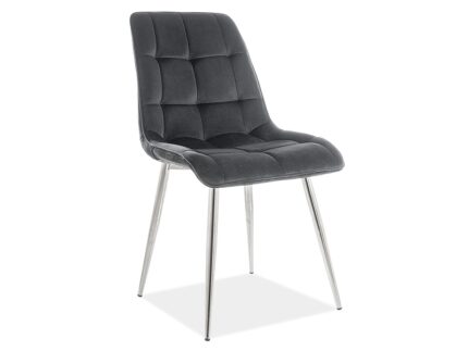 Chair Chic Chrome Velvet