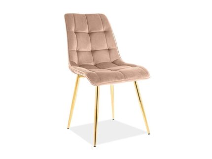 Chair Chic Gold Velvet