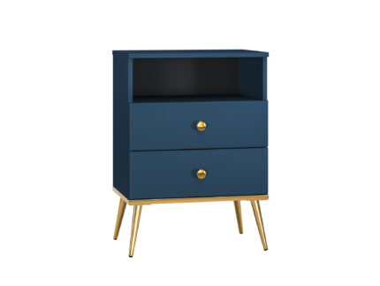 Marine 10 dark blue - bedside cabinet 2S