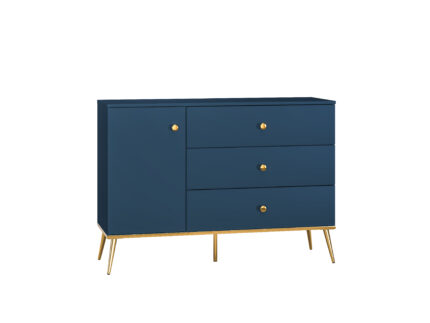 Marine 04 dark blue - chest of drawers 1D3S