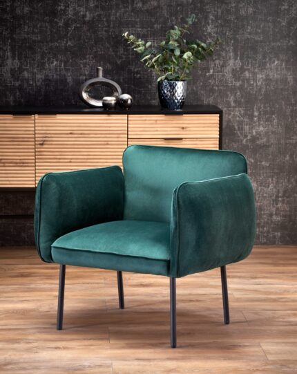BRASIL leisure armchair dark green/ black