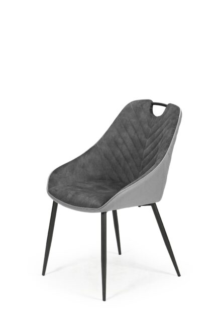 K412 chair, color: dark grey / light grey