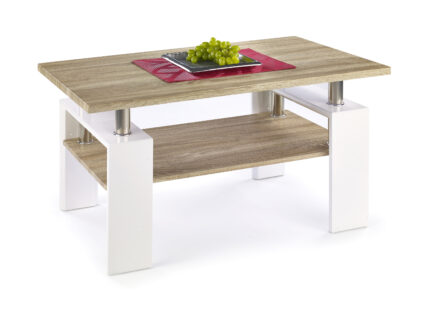 שולחן קפה DIANA H MDF צבע: אלון סונומה/לבן