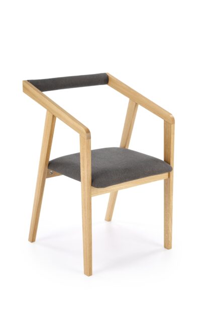 AZUL 2 chair, natural oak / grey