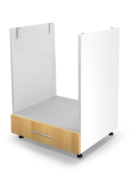 VENTO DP-60/82 cargo cabinet, color: white / honey oak