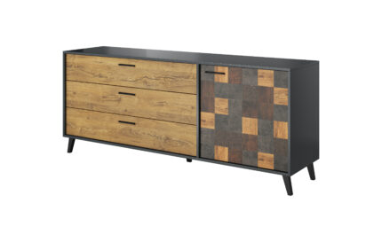 SOUL TV chest of drawers 1D3S