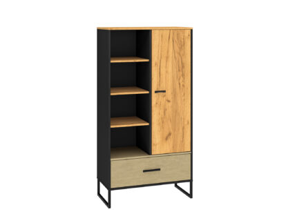 כוננית Colt 04 Craft Oak Gold/Black-Steel Premium - 2D1S