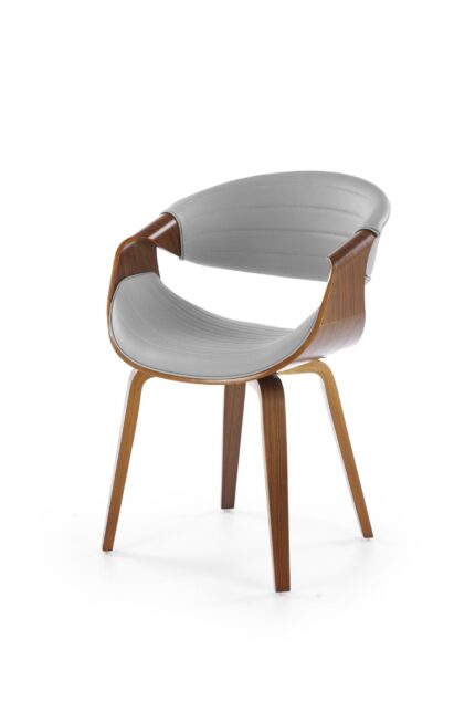 K544 chair, grey / walnut