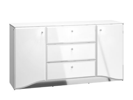 GLAMOUR 02  Alpine white - chest of drawers