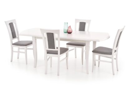 FRYDERYK 160/240 cm extension table color: white