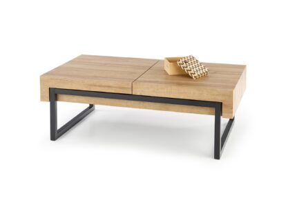 CLARA c. table golden oak / black