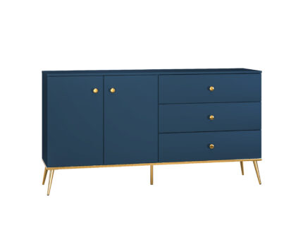 Marine 03 dark blue - chest of drawers 2D3S
