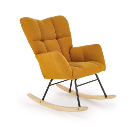 VASCO rocking chair, mustard
